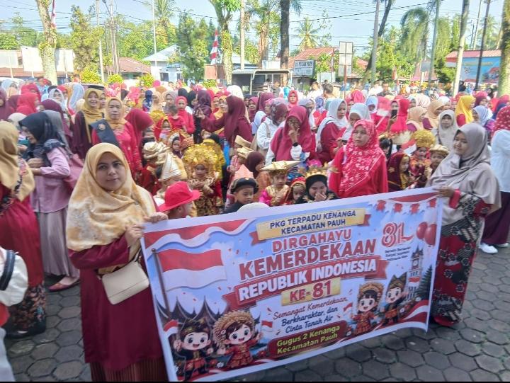 Pawai PKG Memeriahkan hari Kemerdekaan RI ke 81